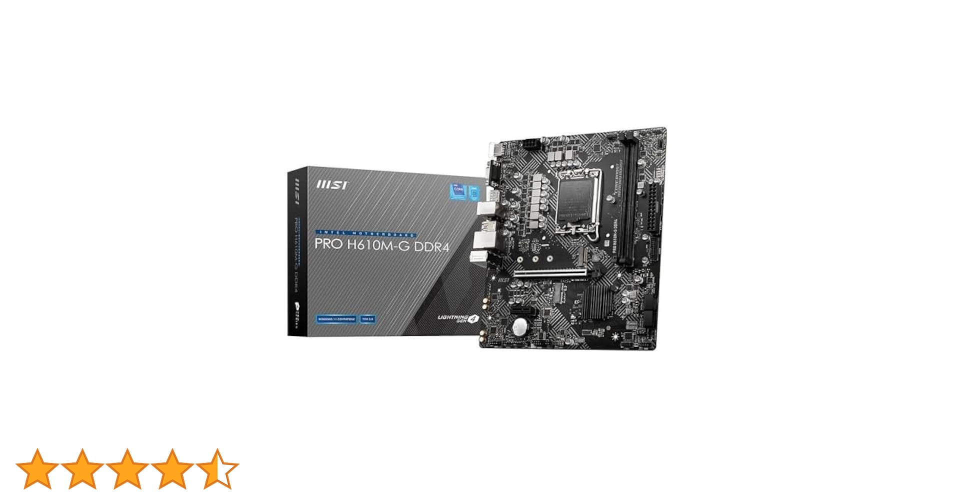 MSI PRO H610M-G DDR4 状態良好品 PRO H610M-G DDR4 Motherboard M-ATX - Intel 12th Gen Processors